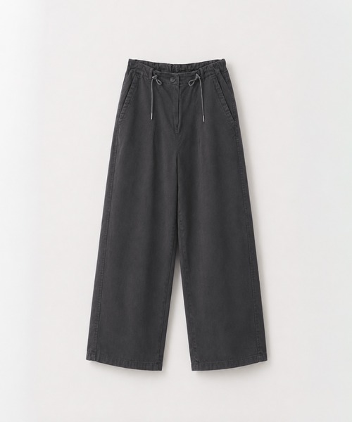 CANAL JEAN(キャナルジーン)の「El mar ベイカーワイドイージーパンツ(その他パンツ・レディース・チャコールグレー・ONE SIZE)」の2枚目の写真