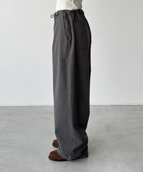 CANAL JEAN(キャナルジーン)の「El mar ベイカーワイドイージーパンツ(その他パンツ・レディース・チャコールグレー・ONE SIZE)」の16枚目の写真