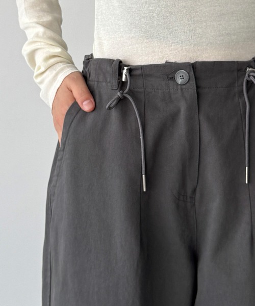 CANAL JEAN(キャナルジーン)の「El mar ベイカーワイドイージーパンツ(その他パンツ・レディース・チャコールグレー・ONE SIZE)」の8枚目の写真