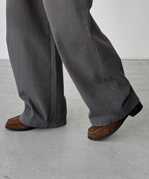 CANAL JEAN(キャナルジーン)の「El mar ベイカーワイドイージーパンツ(その他パンツ・レディース・チャコールグレー・ONE SIZE)」の10枚目の写真