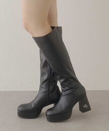 【Belle Charme】BC Glitter Slim Long Boots