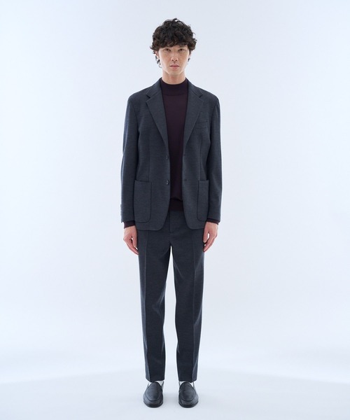 ESTNATION(エストネーション)の「ESTNATION / ウールナイロン ポンチセットアップパンツ(スラックス・メンズ・チャコールグレー/ネイビー・50/46/48/44)」の4枚目の写真