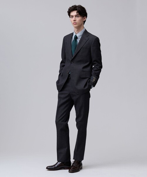 J.PRESS(ジェイプレス)の「【26年秋冬シーズン柄】【PREMIUM PLEATS / 形態安定】ピンオックス ドレスシャツ / B.D.(シャツ/ブラウス・メンズ・ダークグリーン系1/ワイン系3/ネイビー系1/ネイビー系8・首回り37cm-裄丈82cm/首回り38cm-裄丈84cm/首回り39cm-裄丈84cm/首回り40cm-裄丈85cm/首回り41cm-裄丈85cm/首回り43cm-裄丈86cm/首回り42cm-裄丈86cm)」の6枚目の写真