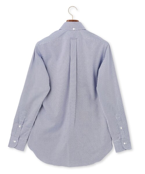 J.PRESS(ジェイプレス)の「【26年秋冬シーズン柄】【PREMIUM PLEATS / 形態安定】ピンオックス ドレスシャツ / B.D.(シャツ/ブラウス・メンズ・ダークグリーン系1/ワイン系3/ネイビー系1/ネイビー系8・首回り37cm-裄丈82cm/首回り38cm-裄丈84cm/首回り39cm-裄丈84cm/首回り40cm-裄丈85cm/首回り41cm-裄丈85cm/首回り43cm-裄丈86cm/首回り42cm-裄丈86cm)」の13枚目の写真
