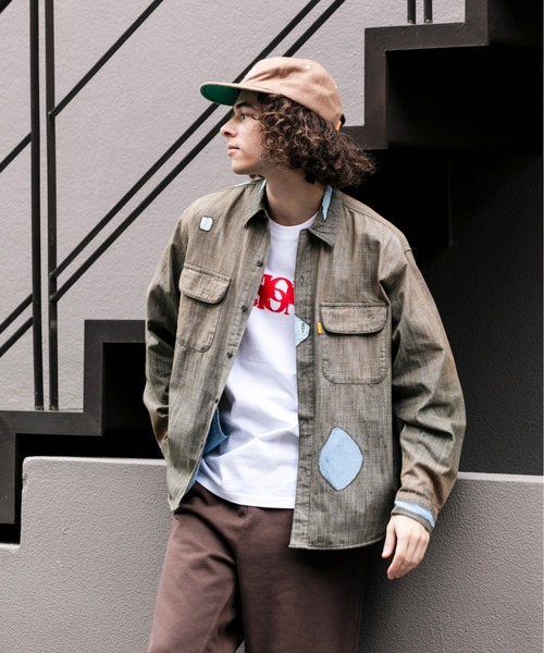 UNION(UNION TOKYO)(ユニオン)の「UNION TOKYO WARRICK SHIRT ユニオントーキョー シャツ(シャツ/ブラウス・メンズ・ブルー/ブラウン・XL/L/M/S)」の1枚目の写真