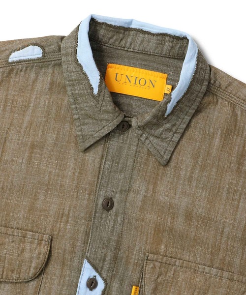 UNION(UNION TOKYO)(ユニオン)の「UNION TOKYO WARRICK SHIRT ユニオントーキョー シャツ(シャツ/ブラウス・メンズ・ブルー/ブラウン・XL/L/M/S)」の21枚目の写真