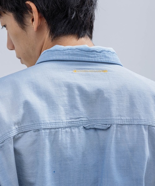 UNION(UNION TOKYO)(ユニオン)の「UNION TOKYO WARRICK SHIRT ユニオントーキョー シャツ(シャツ/ブラウス・メンズ・ブルー/ブラウン・XL/L/M/S)」の17枚目の写真
