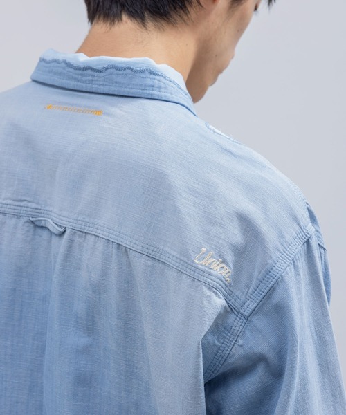 UNION(UNION TOKYO)(ユニオン)の「UNION TOKYO WARRICK SHIRT ユニオントーキョー シャツ(シャツ/ブラウス・メンズ・ブルー/ブラウン・XL/L/M/S)」の18枚目の写真