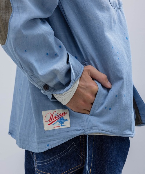 UNION(UNION TOKYO)(ユニオン)の「UNION TOKYO WARRICK SHIRT ユニオントーキョー シャツ(シャツ/ブラウス・メンズ・ブルー/ブラウン・XL/L/M/S)」の7枚目の写真