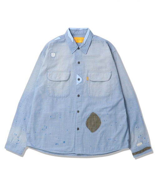 UNION(UNION TOKYO)(ユニオン)の「UNION TOKYO WARRICK SHIRT ユニオントーキョー シャツ(シャツ/ブラウス・メンズ・ブルー/ブラウン・XL/L/M/S)」の8枚目の写真