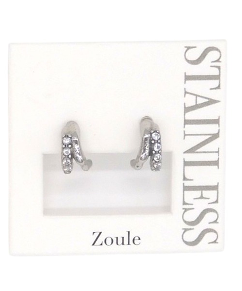 Zoule(ゾーラ)の「Zoule ゾーラ:STAINLESS ステンレスシリーズ Stainless P-108 ピアス(ピアス(両耳用)・レディース・シルバー/ゴールド・FREE)」の3枚目の写真
