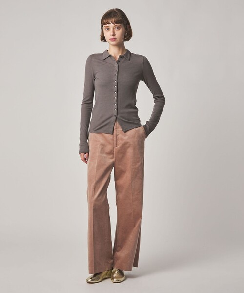 Steven Alan(スティーブンアラン)の「<Steven Alan>ウール リブ ポロエリ カーディガン(カーディガン/ボレロ・レディース・グレー系/ブラック/オフホワイト・FREE)」の11枚目の写真