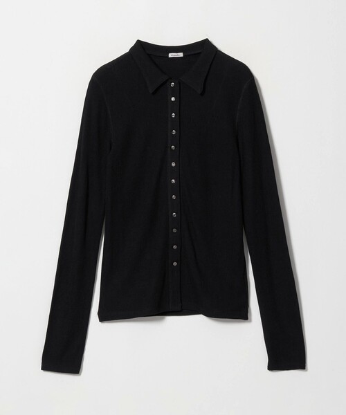 Steven Alan(スティーブンアラン)の「<Steven Alan>ウール リブ ポロエリ カーディガン(カーディガン/ボレロ・レディース・グレー系/ブラック/オフホワイト・FREE)」の16枚目の写真