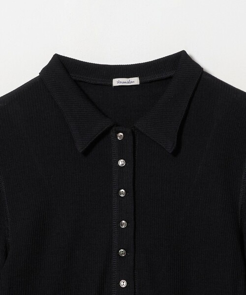 Steven Alan(スティーブンアラン)の「<Steven Alan>ウール リブ ポロエリ カーディガン(カーディガン/ボレロ・レディース・グレー系/ブラック/オフホワイト・FREE)」の17枚目の写真