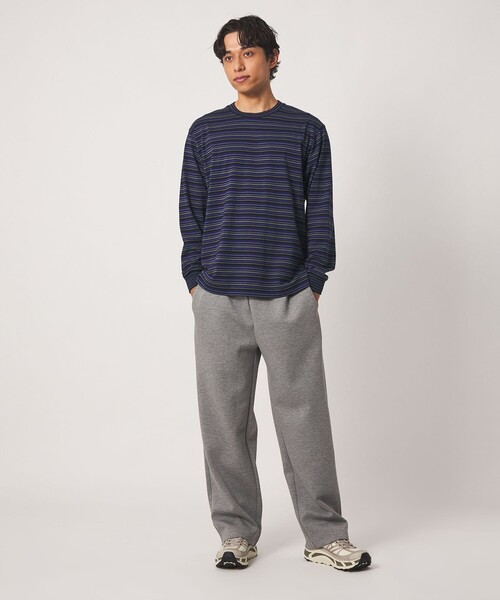A DAY IN THE LIFE UNITED ARROWS(アデイインザライフユナイテッドアローズ)の「ラスティック ボーダーカットソー<A DAY IN THE LIFE>(Tシャツ/カットソー・メンズ・パープル/オレンジ・L/M)」の7枚目の写真