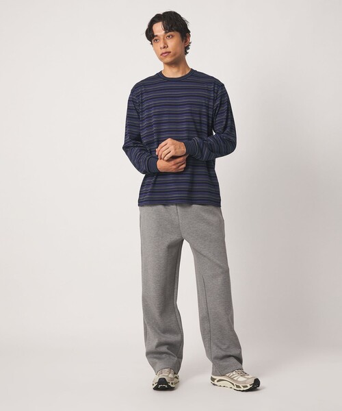 A DAY IN THE LIFE UNITED ARROWS(アデイインザライフユナイテッドアローズ)の「ラスティック ボーダーカットソー<A DAY IN THE LIFE>(Tシャツ/カットソー・メンズ・パープル/オレンジ・L/M)」の8枚目の写真