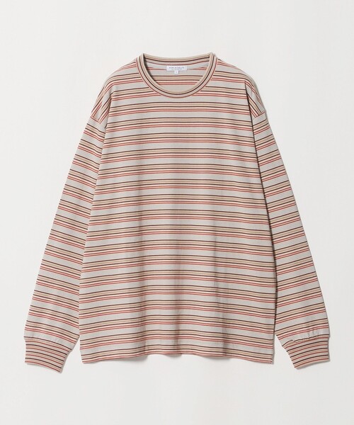 A DAY IN THE LIFE UNITED ARROWS(アデイインザライフユナイテッドアローズ)の「ラスティック ボーダーカットソー<A DAY IN THE LIFE>(Tシャツ/カットソー・メンズ・パープル/オレンジ・L/M)」の17枚目の写真
