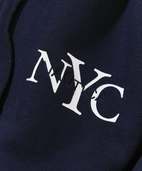 NAUTICA(ノーティカ)の「NAUTICA/ノーティカ NYC ロゴZIP HOODIE/ジップフーディー(パーカー・レディース・ネイビー/ライトグレー・フリ-)」の6枚目の写真