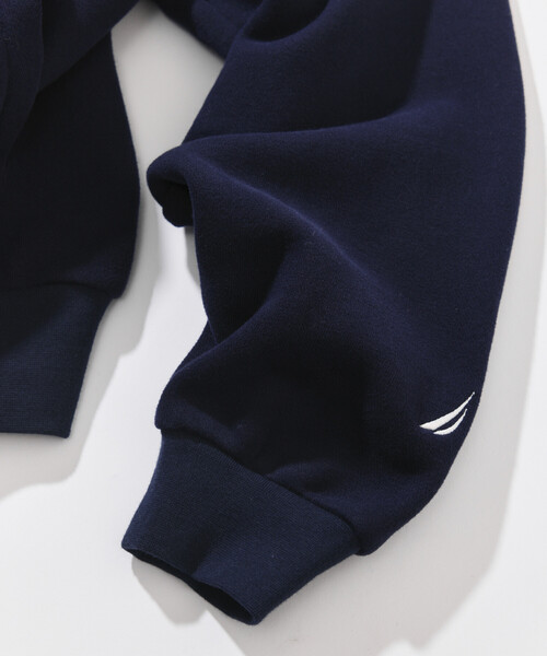NAUTICA(ノーティカ)の「NAUTICA/ノーティカ NYC ロゴZIP HOODIE/ジップフーディー(パーカー・レディース・ネイビー/ライトグレー・フリ-)」の7枚目の写真