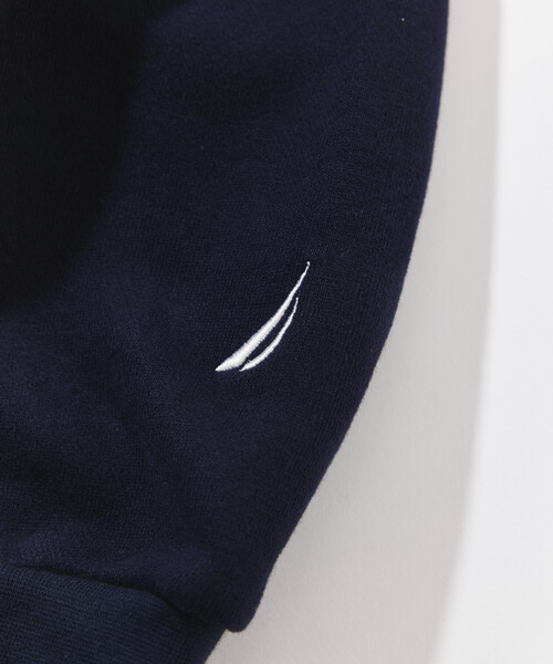 NAUTICA(ノーティカ)の「NAUTICA/ノーティカ NYC ロゴZIP HOODIE/ジップフーディー(パーカー・レディース・ネイビー/ライトグレー・フリ-)」の8枚目の写真