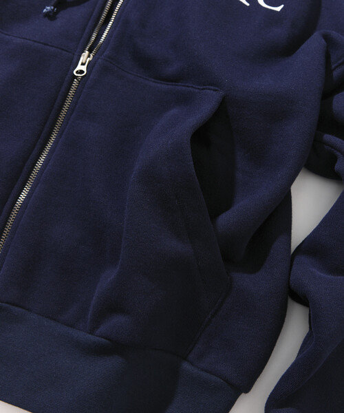 NAUTICA(ノーティカ)の「NAUTICA/ノーティカ NYC ロゴZIP HOODIE/ジップフーディー(パーカー・レディース・ネイビー/ライトグレー・フリ-)」の10枚目の写真
