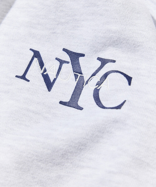 NAUTICA(ノーティカ)の「NAUTICA/ノーティカ NYC ロゴZIP HOODIE/ジップフーディー(パーカー・レディース・ネイビー/ライトグレー・フリ-)」の15枚目の写真