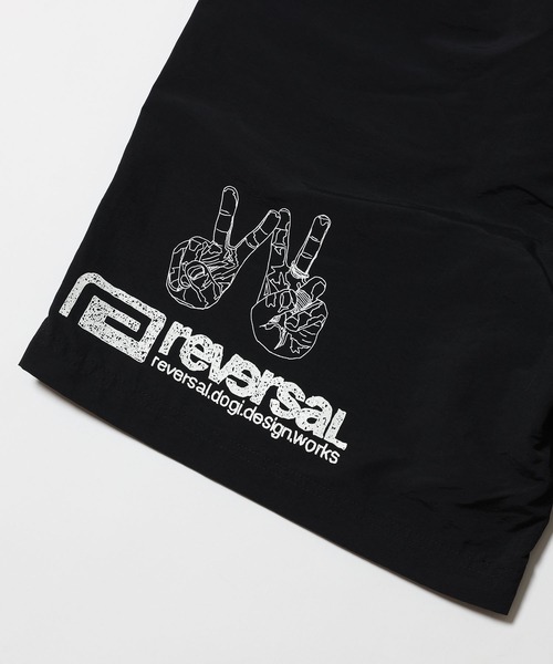 reversal.dogi.design.works(リバーサル・ドーギ・デザイン・ワークス)の「<reversal/リバーサル>WARFIELD EDITION PEACE NYLON SHORTS(その他パンツ・メンズ・サックスブルー/オレンジ/サンドベージュ/ブラック・M/S/L/XL)」の22枚目の写真