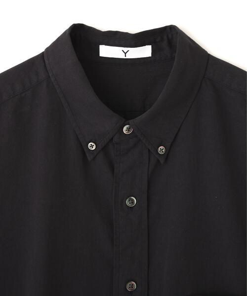 Y（ワイ）の「Ｙ /  [UNISEX] ORGANIC COTTON WASHER SATIN BD SHIRT（シャツ/ブラウス・メンズ・ネイビー/ホワイト・LARGE/MEDIUM）」の15枚目の写真