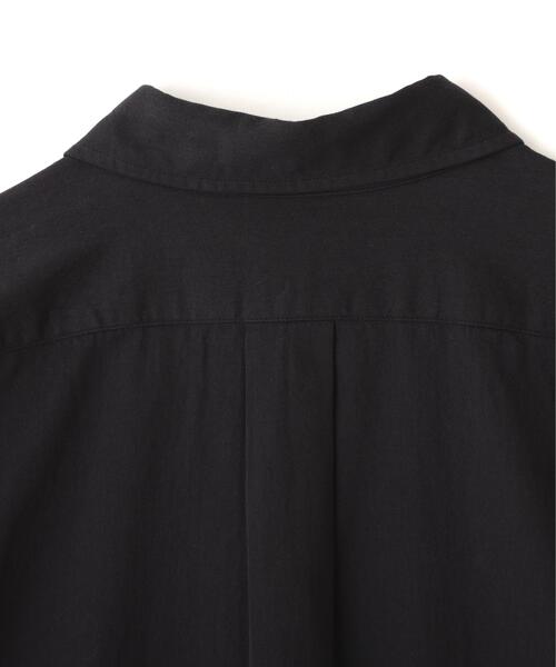 Y（ワイ）の「Ｙ /  [UNISEX] ORGANIC COTTON WASHER SATIN BD SHIRT（シャツ/ブラウス・メンズ・ネイビー/ホワイト・LARGE/MEDIUM）」の19枚目の写真