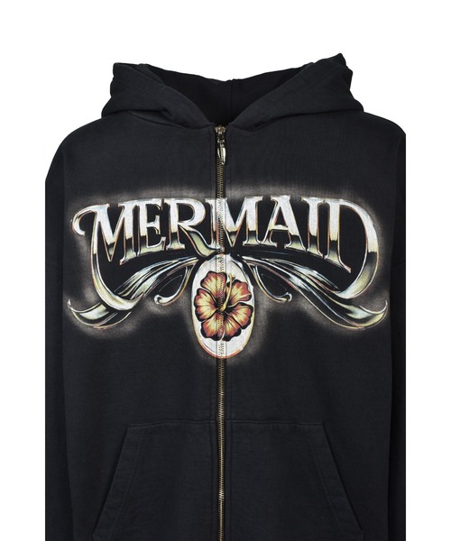 JUN/NAKAYAMA（ジュンナカヤマ）の「MERMAID ZIP HOODIE（パーカー・メンズ・ブラック・LARGE）」の4枚目の写真