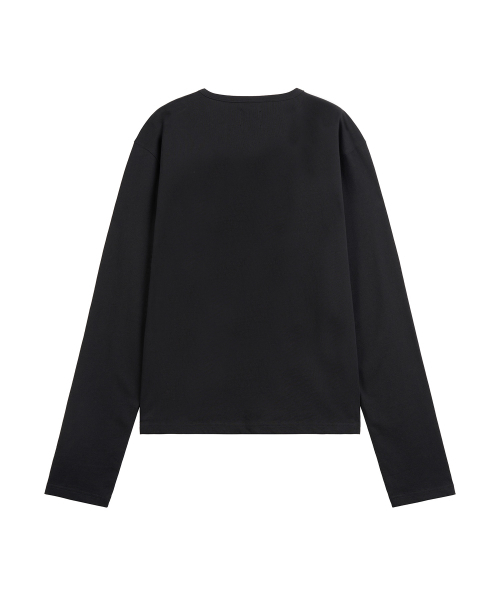 PITCHBLACK(ピッチブラック)の「クロススタッズロングスリーブTシャツ(ブラック)(Tシャツ/カットソー・メンズ・その他・LARGE/MEDIUM/X-LARGE)」の8枚目の写真