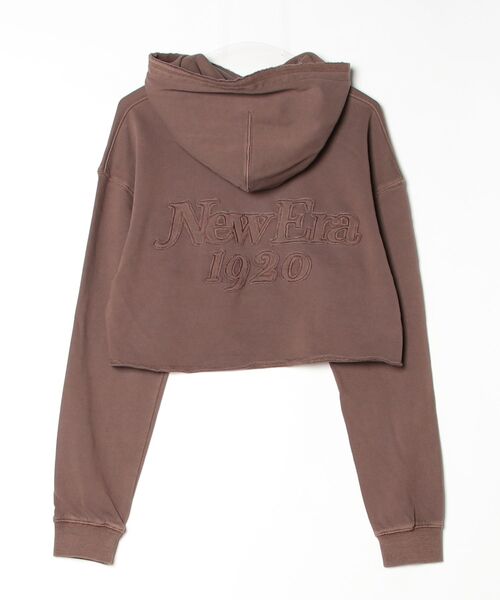 NEW ERA（ニューエラ）の「ニューエラ NEW ERA WS CR SW CUT OFF HOODIE NE1920 BRN（パーカー・レディース・ブラウン・S）」の2枚目の写真