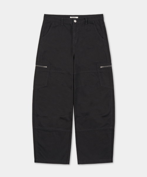 EXCONTAINER(エックスコンテナ)の「WASHED CURB CARGOパンツ (BLACK)(その他パンツ・メンズ・その他・SMALL/MEDIUM/LARGE/X-LARGE)」の2枚目の写真