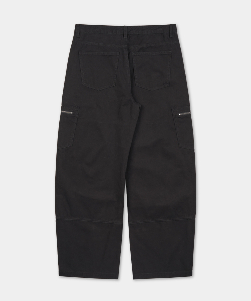 EXCONTAINER(エックスコンテナ)の「WASHED CURB CARGOパンツ (BLACK)(その他パンツ・メンズ・その他・SMALL/MEDIUM/LARGE/X-LARGE)」の3枚目の写真