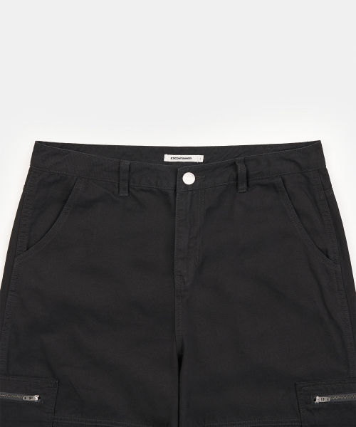 EXCONTAINER(エックスコンテナ)の「WASHED CURB CARGOパンツ (BLACK)(その他パンツ・メンズ・その他・SMALL/MEDIUM/LARGE/X-LARGE)」の4枚目の写真