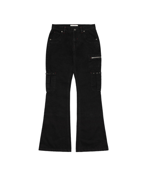 FANCY CLUB(ファンシークラブ)の「STITCH コットン カーゴパンツ (BLACK) F26ZD466(その他パンツ・レディース・その他・SMALL/MEDIUM)」の7枚目の写真