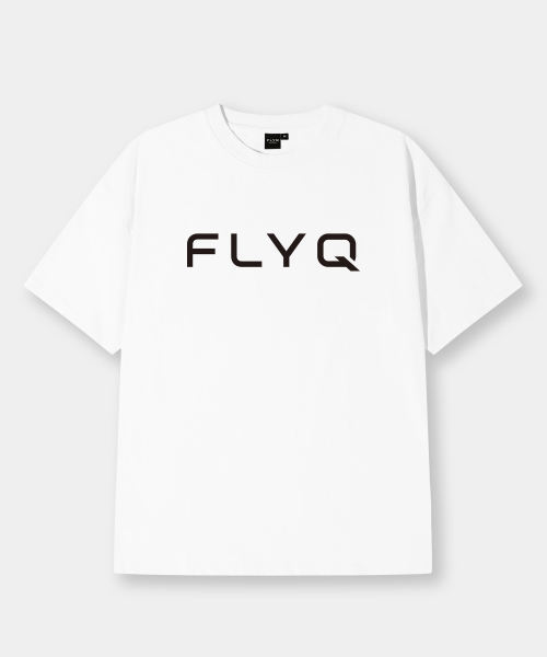 FLYQ（フライク）の「[FLYQ] FLYQ ロゴプリント 半袖Tシャツ/ WIHTE（Tシャツ/カットソー・レディース・その他・LARGE/MEDIUM）」の5枚目の写真