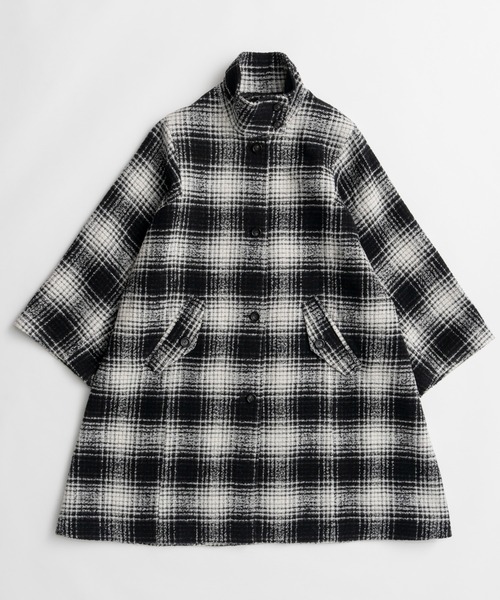 MAISON SPECIAL(メゾンスペシャル)の「【26WINTER PRE-ORDER】Cape Coat/ケープコート(その他アウター・レディース・チャコールグレー/マルチ・FREE)」の15枚目の写真