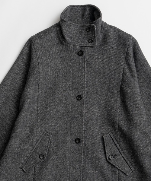 MAISON SPECIAL(メゾンスペシャル)の「【26WINTER PRE-ORDER】Cape Coat/ケープコート(その他アウター・レディース・チャコールグレー/マルチ・FREE)」の18枚目の写真