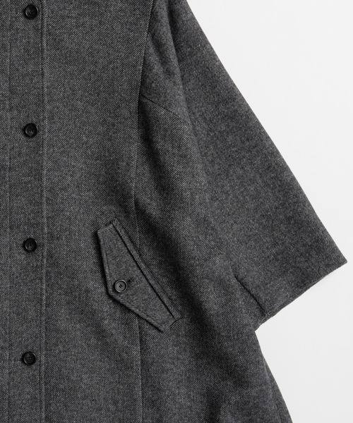 MAISON SPECIAL(メゾンスペシャル)の「【26WINTER PRE-ORDER】Cape Coat/ケープコート(その他アウター・レディース・チャコールグレー/マルチ・FREE)」の19枚目の写真