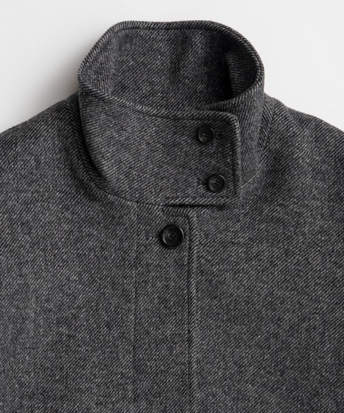 MAISON SPECIAL(メゾンスペシャル)の「【26WINTER PRE-ORDER】Cape Coat/ケープコート(その他アウター・レディース・チャコールグレー/マルチ・FREE)」の20枚目の写真