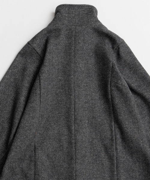MAISON SPECIAL(メゾンスペシャル)の「【26WINTER PRE-ORDER】Cape Coat/ケープコート(その他アウター・レディース・チャコールグレー/マルチ・FREE)」の22枚目の写真