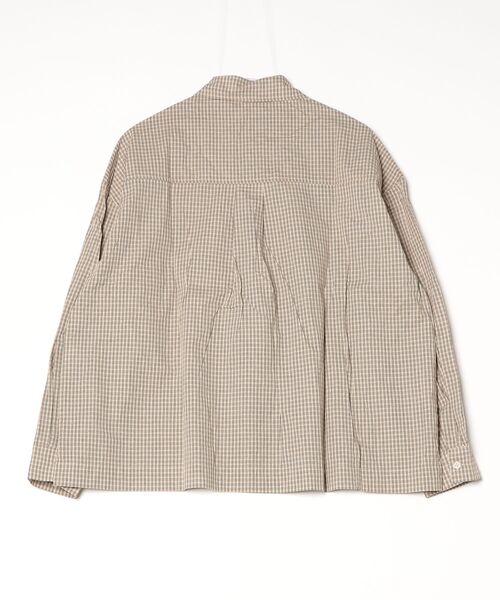 A'gem(エージェム)の「A'GEM/9 × .kom 『A'gem/エージェム』FIREMAN CHECK SHIRT/ファイヤーマンチェックシャツ(シャツ/ブラウス・メンズ・ブラック/ベージュ・M)」の9枚目の写真