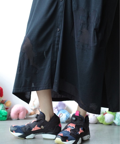 BEDSIDEDRAMA（ベットサイドドラマ）の「SHEER TALES DRESS（ワンピース・レディース・ミント/ブラック・2/1）」の6枚目の写真