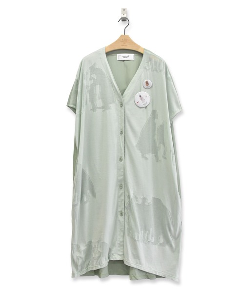 BEDSIDEDRAMA（ベットサイドドラマ）の「SHEER TALES DRESS（ワンピース・レディース・ミント/ブラック・2/1）」の20枚目の写真