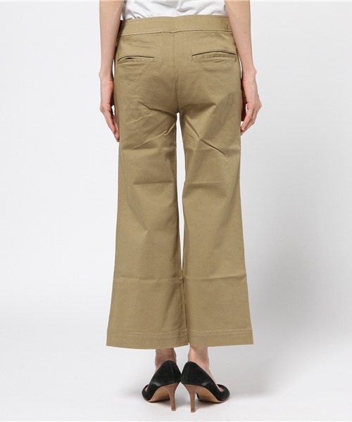 IEDIT（イディット）の「【股下丈が選べる】ミルブロウズ　ゴールドボタンがアクセントのアンクル丈ワイドマリンパンツ　（その他パンツ・レディース・ブラック/ネイビー/ベージュ/ホワイト・7/9/4/2/3/8/6/10/1/5）」の22枚目の写真