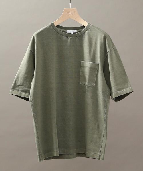 BEAUTY&YOUTH UNITED ARROWS（ビューティーアンドユースユナイテッドアローズ）の「BY ∴ ピグメント フォルム カットソー◆（Tシャツ/カットソー・メンズ・ライトグレー/コバルトブルー/オリーブ/ダークグレー・SMALL/LARGE/X-LARGE/MEDIUM）」の3枚目の写真