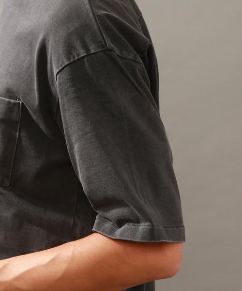 BEAUTY&YOUTH UNITED ARROWS（ビューティーアンドユースユナイテッドアローズ）の「BY ∴ ピグメント フォルム カットソー◆（Tシャツ/カットソー・メンズ・ライトグレー/コバルトブルー/オリーブ/ダークグレー・SMALL/LARGE/X-LARGE/MEDIUM）」の19枚目の写真