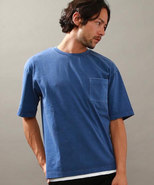 BEAUTY&YOUTH UNITED ARROWS（ビューティーアンドユースユナイテッドアローズ）の「BY ∴ ピグメント フォルム カットソー◆（Tシャツ/カットソー・メンズ・ライトグレー/コバルトブルー/オリーブ/ダークグレー・SMALL/LARGE/X-LARGE/MEDIUM）」の15枚目の写真