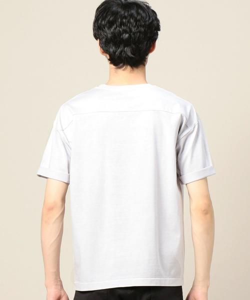 BEAUTY&YOUTH UNITED ARROWS（ビューティーアンドユースユナイテッドアローズ）の「BY ∴ ピグメント フォルム カットソー◆（Tシャツ/カットソー・メンズ・ライトグレー/コバルトブルー/オリーブ/ダークグレー・SMALL/LARGE/X-LARGE/MEDIUM）」の11枚目の写真